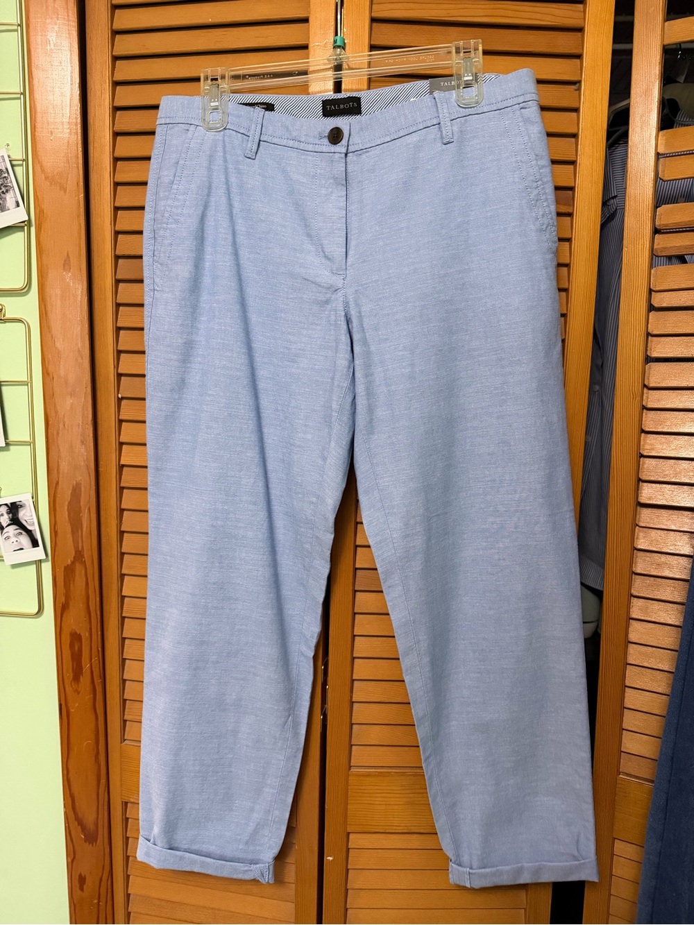 Talbots Pale Blue relaxed Chinos